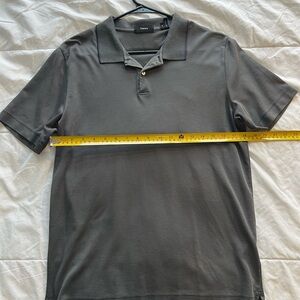 Theory Men's Charcoal Polo Shirt